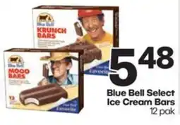 Harp's Market Blue Bell Select Ice Cream Bars offer
