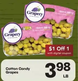 Harp's Market Grapery Cotton Candy Grapes offer