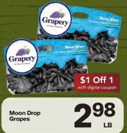 Harp's Market Grapery Moon Drop Grapes offer