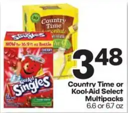 Harp's Market Country Time or Kool-Aid Select Multipacks offer