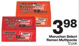 Harp's Market Maruchan Select Ramen Multipacks offer