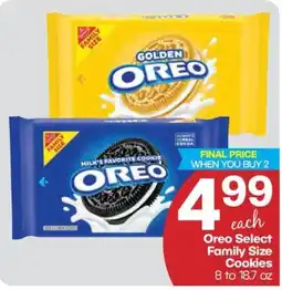Harp's Market Oreo Select Family Size Cookies offer