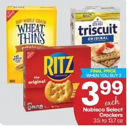 Harp's Market Nabisco Select Crackers offer