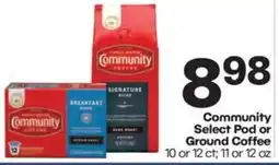 Harp's Market Community Select Pod or Ground Coffee offer