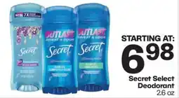 Harp's Market Secret Select Deodorant offer