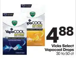 Harp's Market Vicks Select Vapocool Drops offer