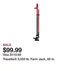 Tractor Supply Company TravellerX 5,000 lb. Farm Jack, 60 in offer