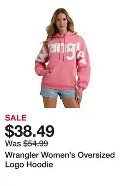 Tractor Supply Company Wrangler Women's Oversized Logo Hoodie offer