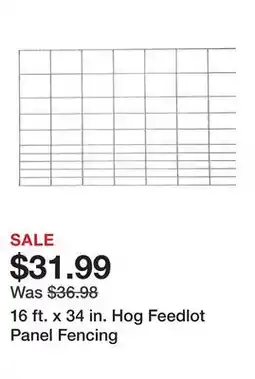 Tractor Supply Company 16 ft. x 34 in. Hog Feedlot Panel Fencing offer