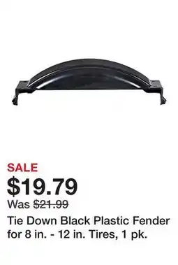 Tractor Supply Company Tie Down Black Plastic Fender for 8 in. - 12 in. Tires, 1 pk offer