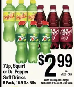 Big Saver Foods 7Up, Squirt or Dr. Pepper Soft Drinks offer