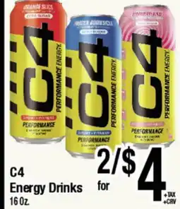 Big Saver Foods C4 Energy Drinks offer