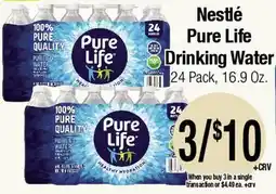 Big Saver Foods Nestlé Pure Life Drinking Water offer