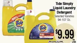 Big Saver Foods Tide Simply Liquid Laundry Detergent offer