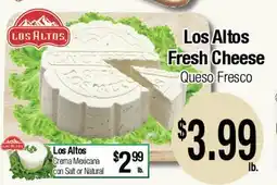 Big Saver Foods Los Altos Fresh Cheese offer