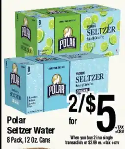 Big Saver Foods Polar Seltzer Water offer