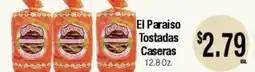 Big Saver Foods El Paraíso Tostadas Caseras offer