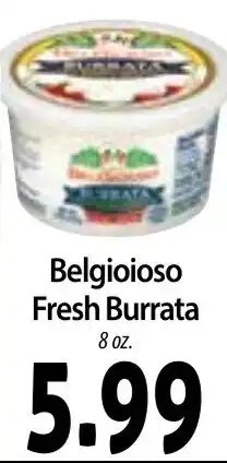 Hollywood Market Belgioioso fresh burrata offer