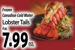 Hollywood Market Frozen Canadian Cold Water Lobster Tails offer