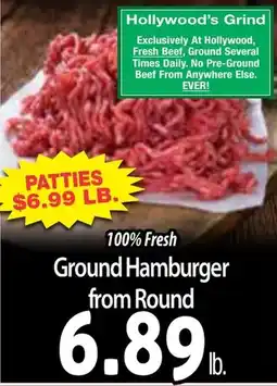 Hollywood Market Hollywood's Grind Ground Hamburger offer