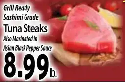 Hollywood Market Grill Ready Sashimi Grade Tuna Steaks offer