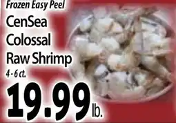 Hollywood Market CenSea colossal raw shrimp offer