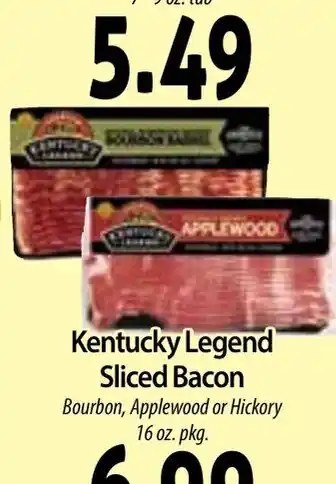 Kentucky Legend Sliced Bacon
