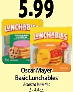 Hollywood Market Oscar Mayer Basic Lunchables offer