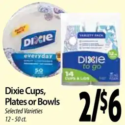 Hollywood Market Dixie Cups, Plates or Bowls offer