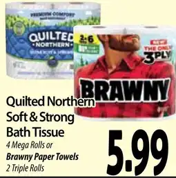 Hollywood Market Quilted Northern Soft & Strong Bath Tissue offer