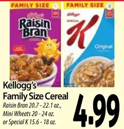 Hollywood Market Kellogg's Family Size Cereal offer