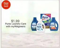Walgreens Purex Laundry Care offer