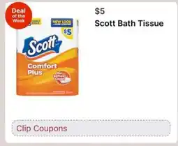 Walgreens Scott Bath Tissue offer