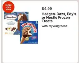 Walgreens Haagen-Dazs, Edy's or Nestle Frozen Treats offer