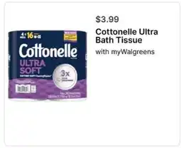 Walgreens Cottonelle Ultra Bath Tissue offer