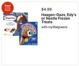 Walgreens Haagen-Dazs, Edy's or Nestle Frozen Treats offer
