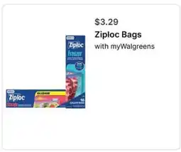 Walgreens Ziploc Bags offer
