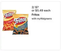 Walgreens Fritos offer
