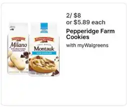 Walgreens Pepperidge Farm Cookies offer