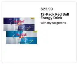 Walgreens 12-Pack Red Bull Energy Drink offer