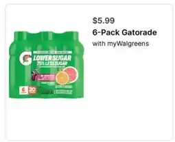 Walgreens 6-Pack Gatorade offer