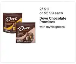 Walgreens Dove Chocolate Promises offer