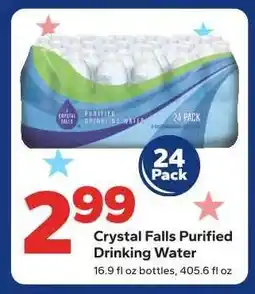 Save a Lot Crystal Falls Purified Drinking Water offer