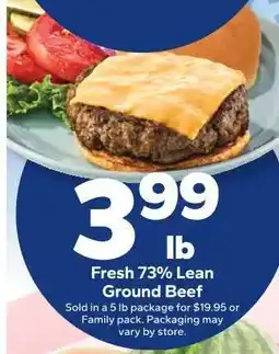 Save a Lot Fresh 73% Lean Ground Beef offer