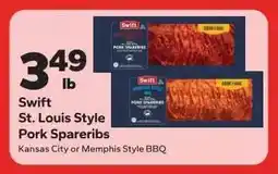 Save a Lot Swift St. Louis Style Pork Spareribs offer