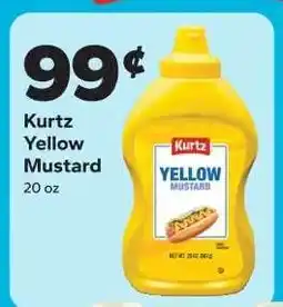 Save a Lot Kurtz Yellow Mustard offer