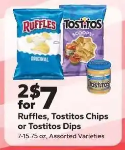 Save a Lot Ruffles, Tostitos Chips or Tostitos Dips offer