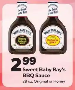 Save a Lot Sweet Baby Ray's BBQ Sauce offer