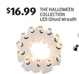 Aldi LED Ghost Wreath offer