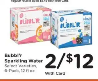 Bubbl'r sparkling water